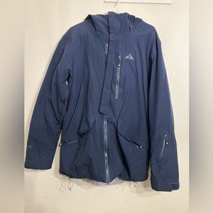 Strafe ski jacket. Size small. Color is a light navy.